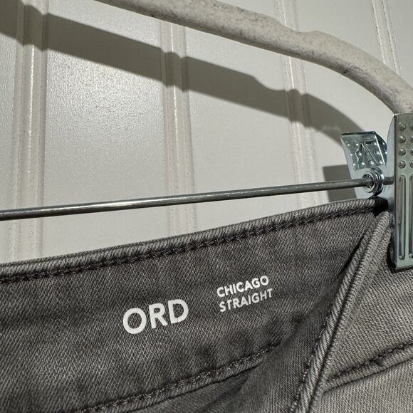 Warp Weft ORD Chicago Straight Jeans Smoke Gray Mens 40/32 - Picture 6 of 8